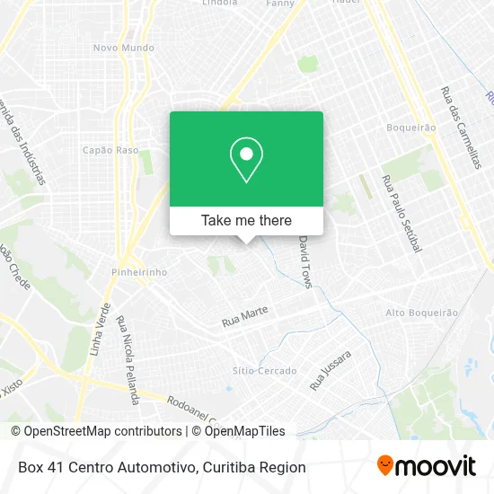 Box 41 Centro Automotivo map