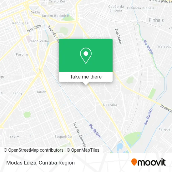 Modas Luiza map