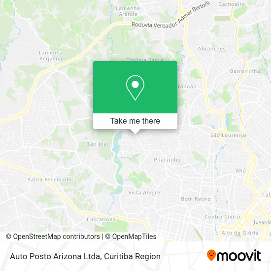 Auto Posto Arizona Ltda map