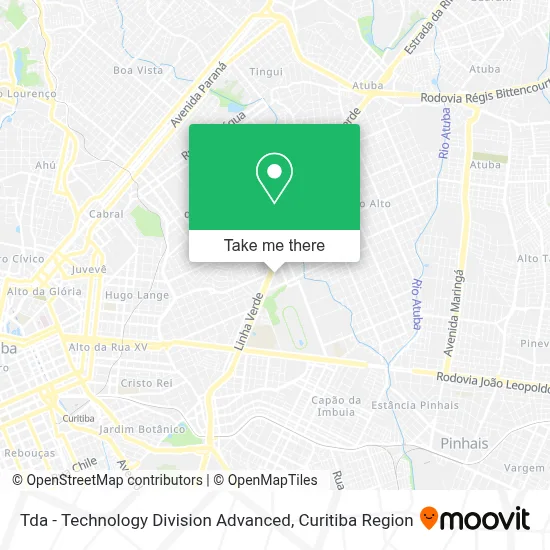 Tda - Technology Division Advanced map