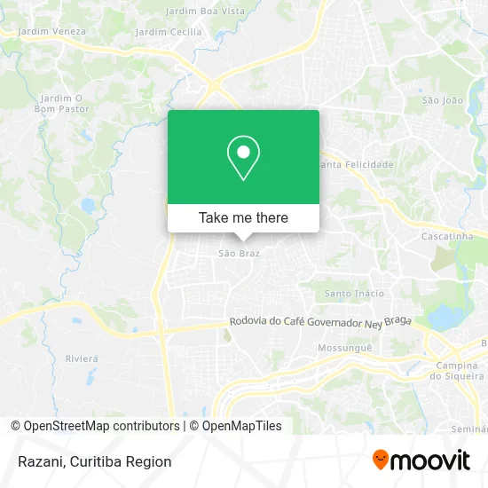Razani map