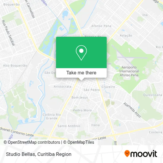 Studio Bellas map