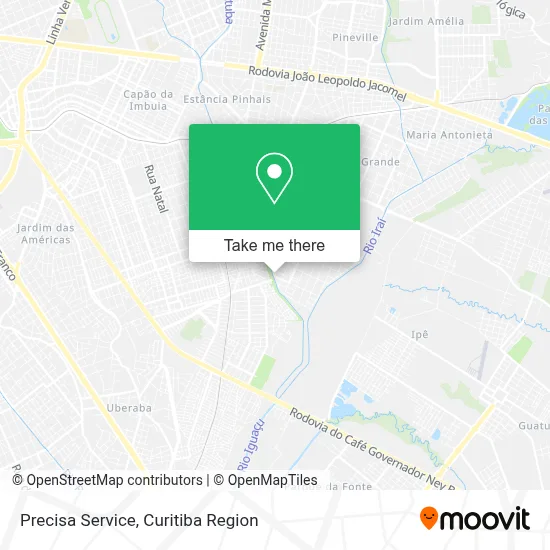 Precisa Service map