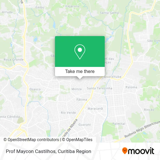 Prof Maycon Castilhos map