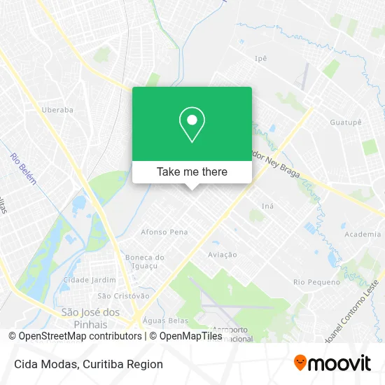 Cida Modas map