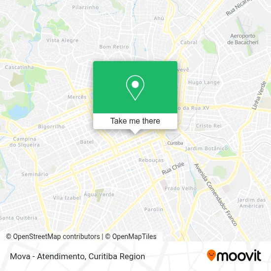 Mova - Atendimento map