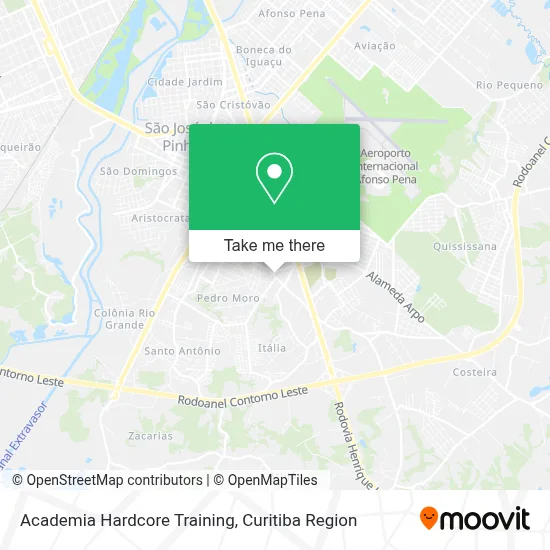 Academia Hardcore Training map