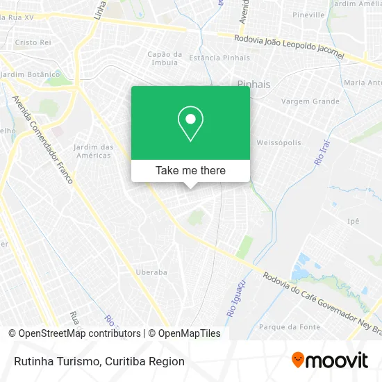 Rutinha Turismo map