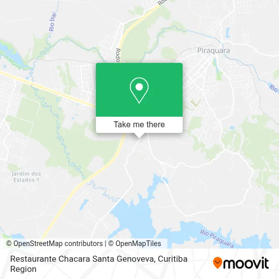 Restaurante Chacara Santa Genoveva map
