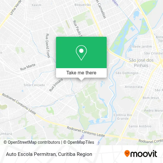 Auto Escola Permitran map
