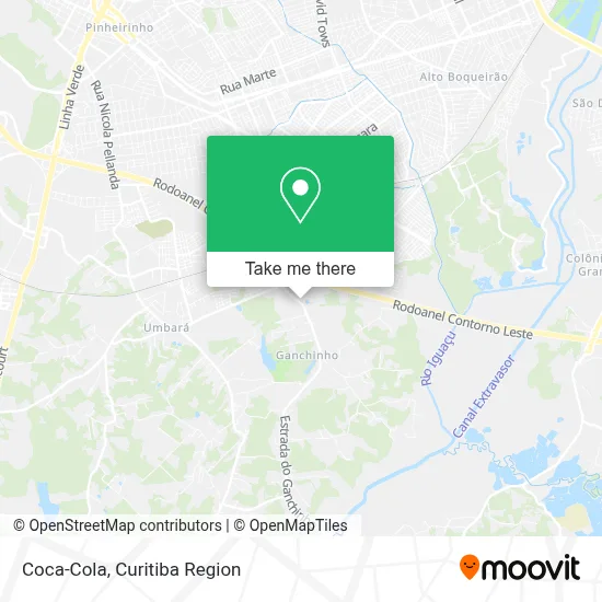 Coca-Cola map