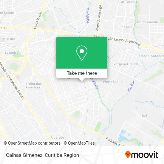 Calhas Gimenez map