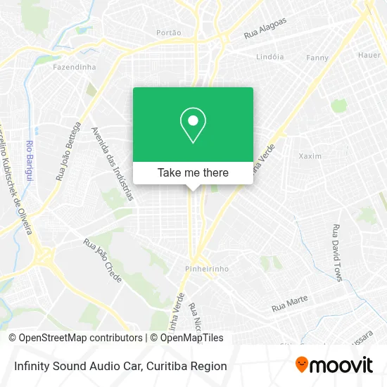 Infinity Sound Audio Car map