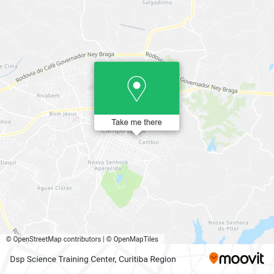 Dsp Science Training Center map