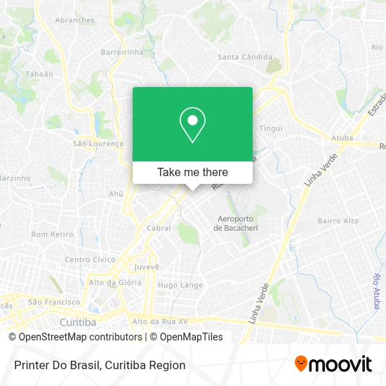 Printer Do Brasil map