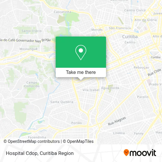 Hospital Cdop map