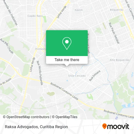 Raksa Advogados map
