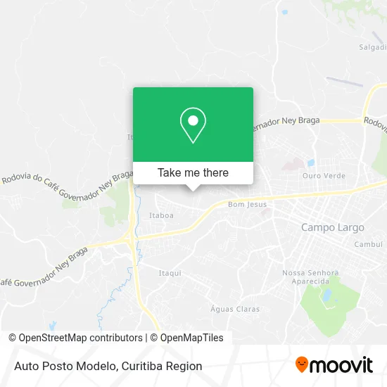 Auto Posto Modelo map