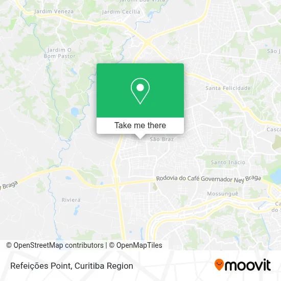 Refeições Point map