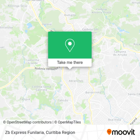 Zb Express Funilaria map