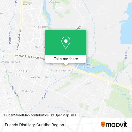 Friends Distillery map