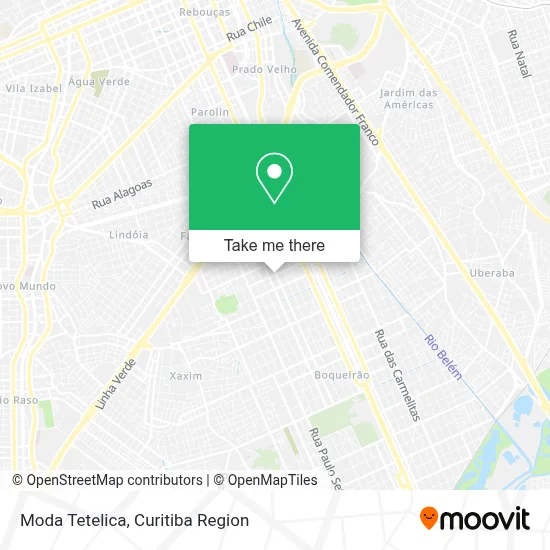 Moda Tetelica map