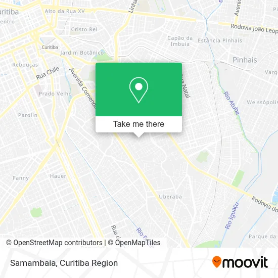 Samambaia map