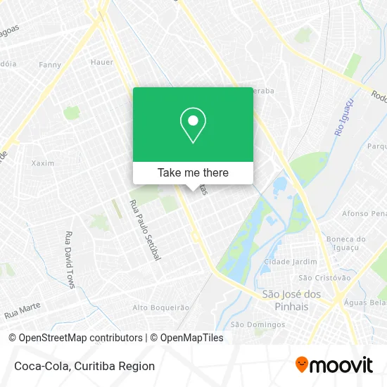 Coca-Cola map