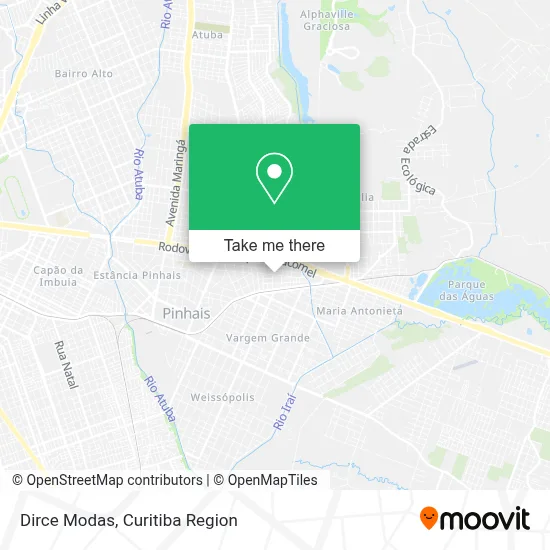 Dirce Modas map