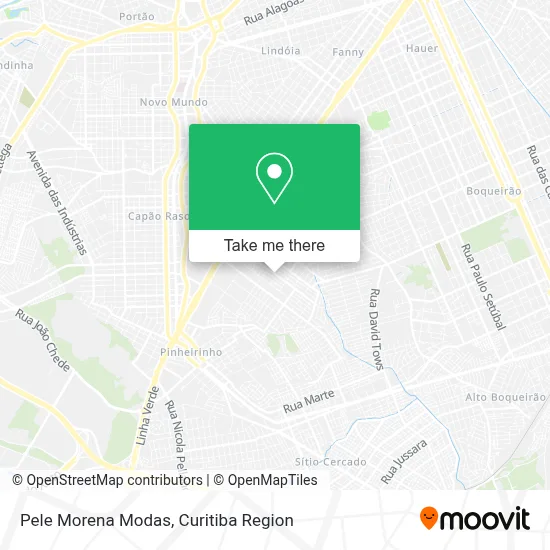 Pele Morena Modas map