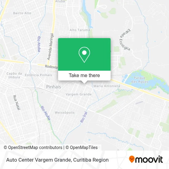 Auto Center Vargem Grande map
