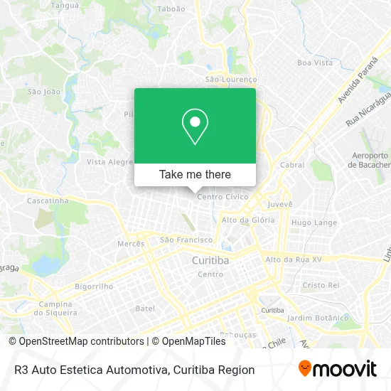 R3 Auto Estetica Automotiva map