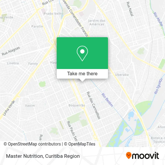Master Nutrition map