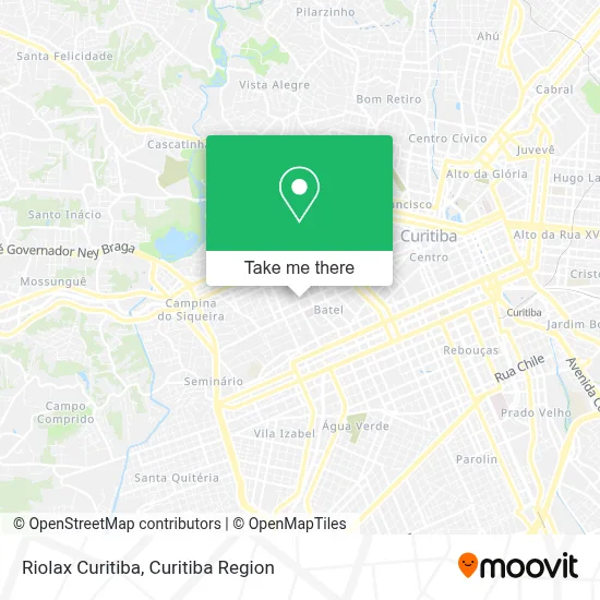 Riolax Curitiba map