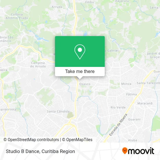 Studio B Dance map