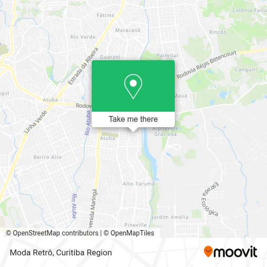 Moda Retrô map