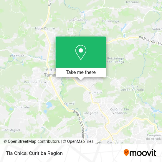 Tia Chica map
