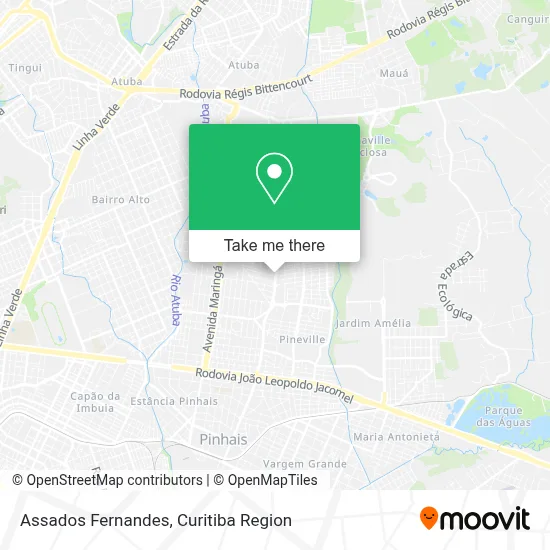 Assados Fernandes map