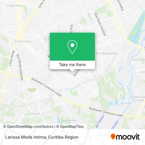 Larissa Moda Intima map