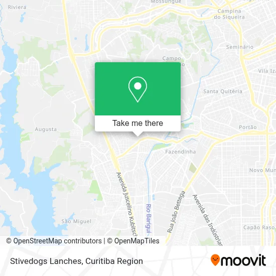 Stivedogs Lanches map