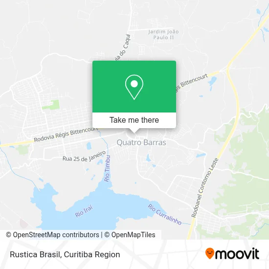 Rustica Brasil map