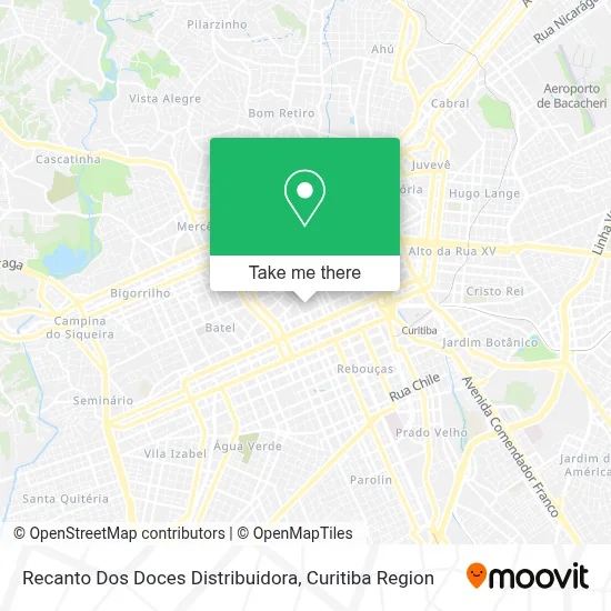 Recanto Dos Doces Distribuidora map