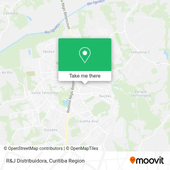 R&J Distribuidora map