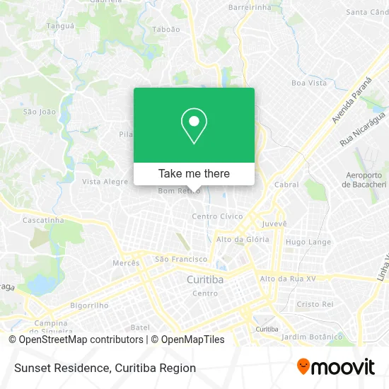 Sunset Residence map