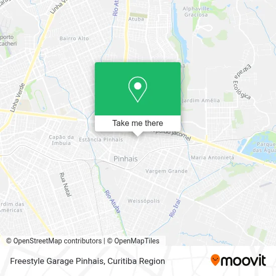 Freestyle Garage Pinhais map
