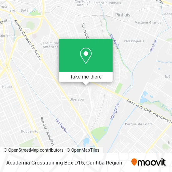 Academia Crosstraining Box D15 map