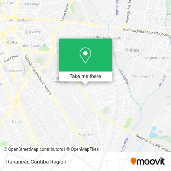 Ruhancar map