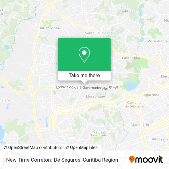 New Time Corretora De Seguros map