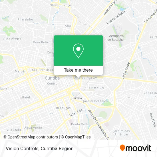 Vision Controls map
