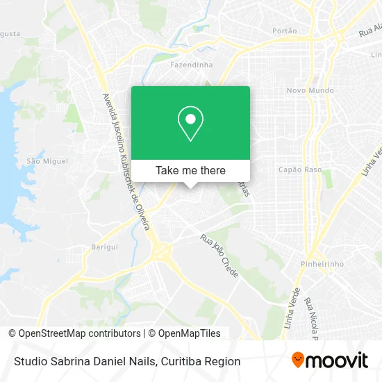 Studio Sabrina Daniel Nails map